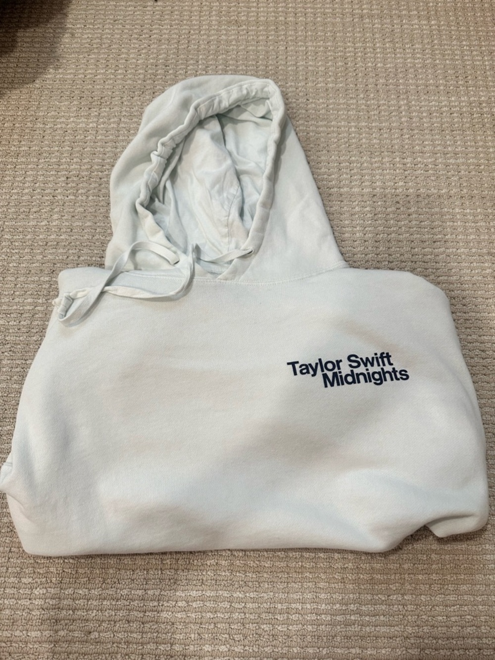 Taylor Swift Midnights Pale Blue Pullover Hoodie